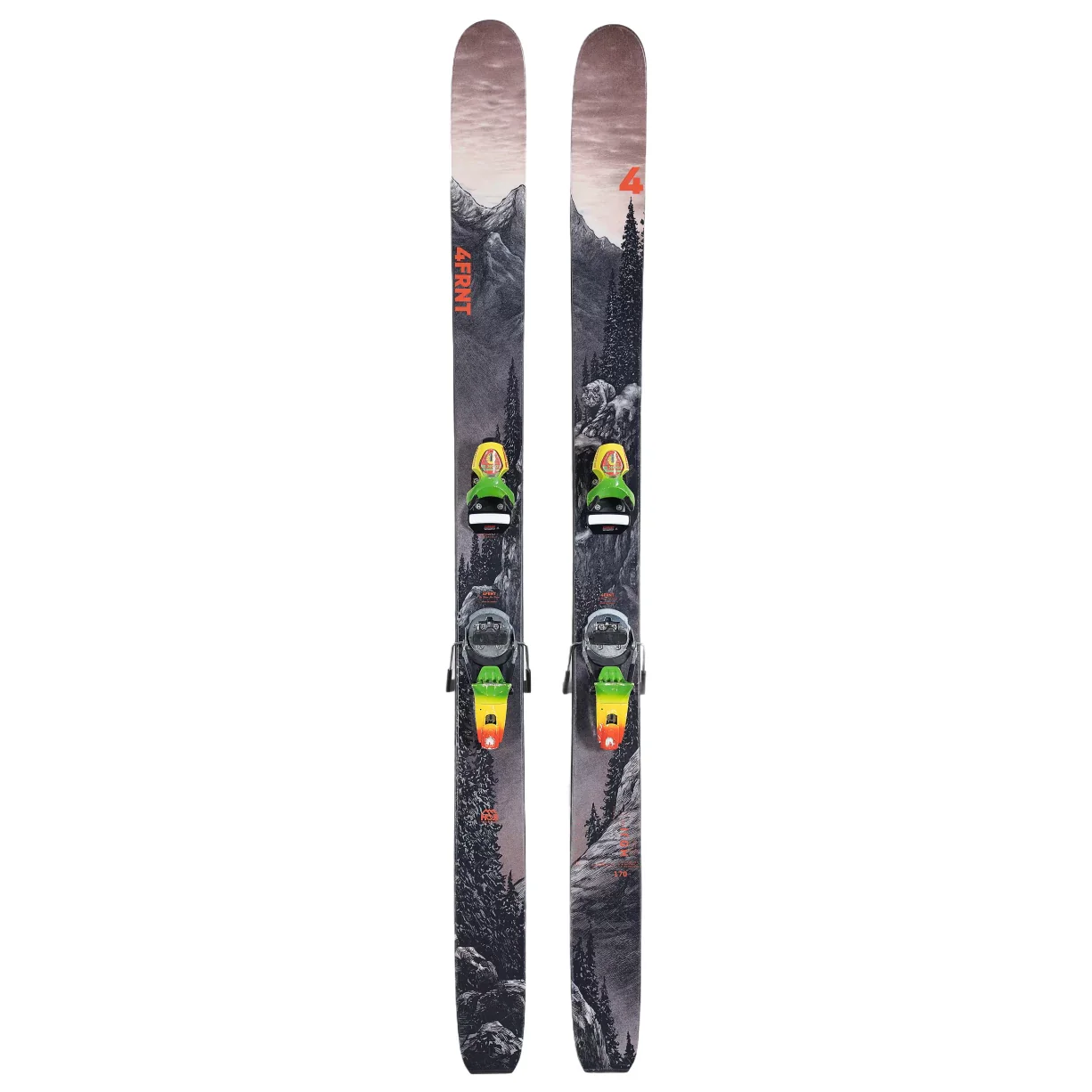 4FRNT Hoji CC Skis 2023 w/ Look Pivot 15 - 170cm