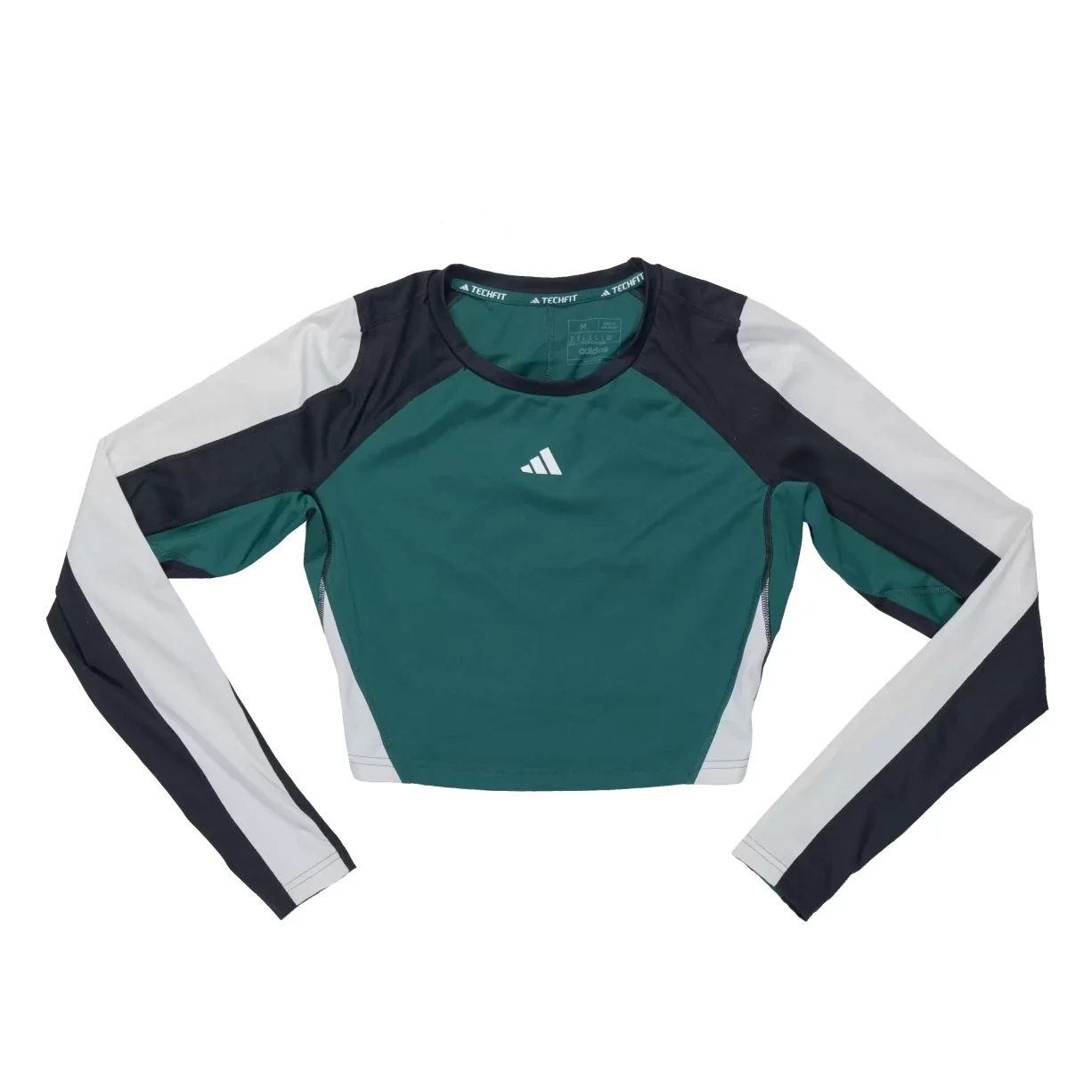 Adidas TechFit AeroReady Colorblock Long Sleeve Tee - Women's