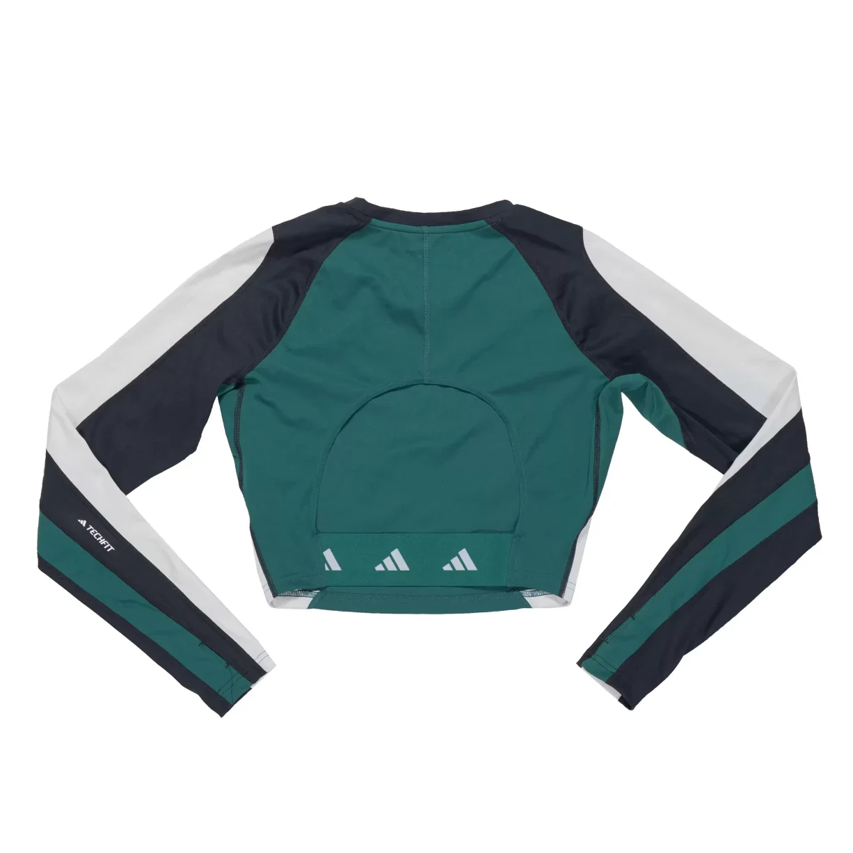 Adidas TechFit AeroReady Colorblock Long Sleeve Tee - Women's - Image 2
