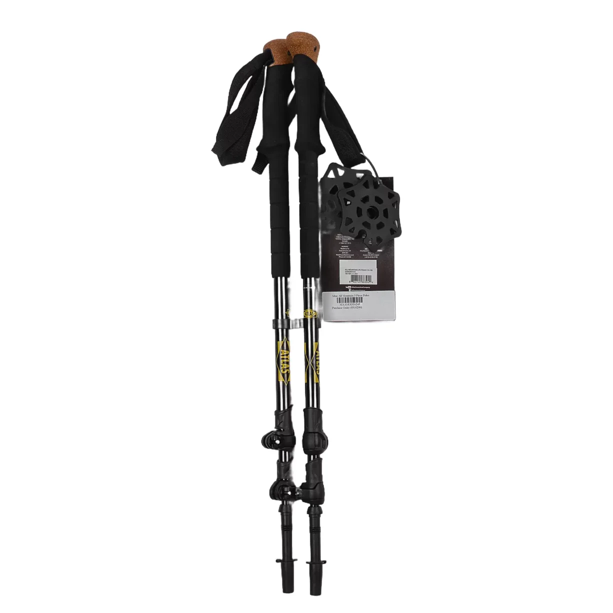 Atlas All Mountain 3 Piece Poles - Image 2
