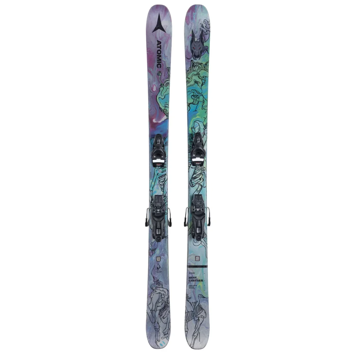 Atomic Bent 90 Skis 2023 w/ Look NX 11 Bindings - 163cm