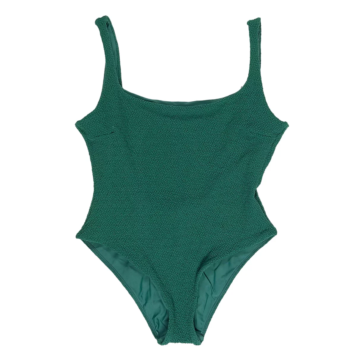 Berlook One-Piece Textured Open Back Swimsuit - Women's