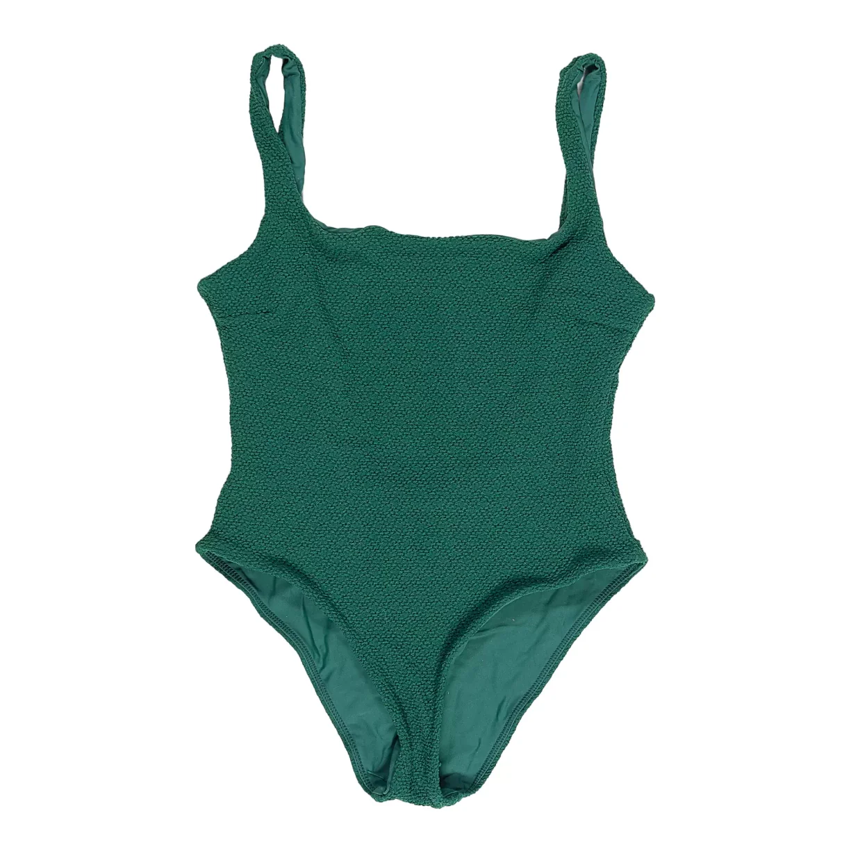 Berlook One-Piece Textured Open Back Swimsuit - Women's
