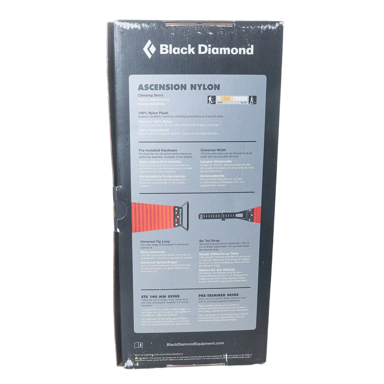 Black Diamond Ascension Nylon Climbing Skins - Image 2