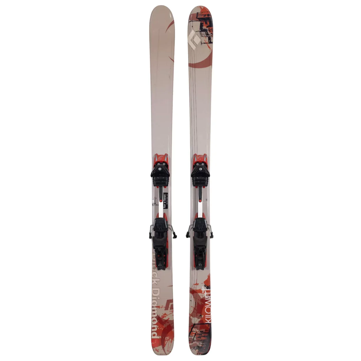 Black Diamond Kilowatt Skis 2009 w/ Fritschi Diamir Freeride Plus Touring Bindings - 165cm
