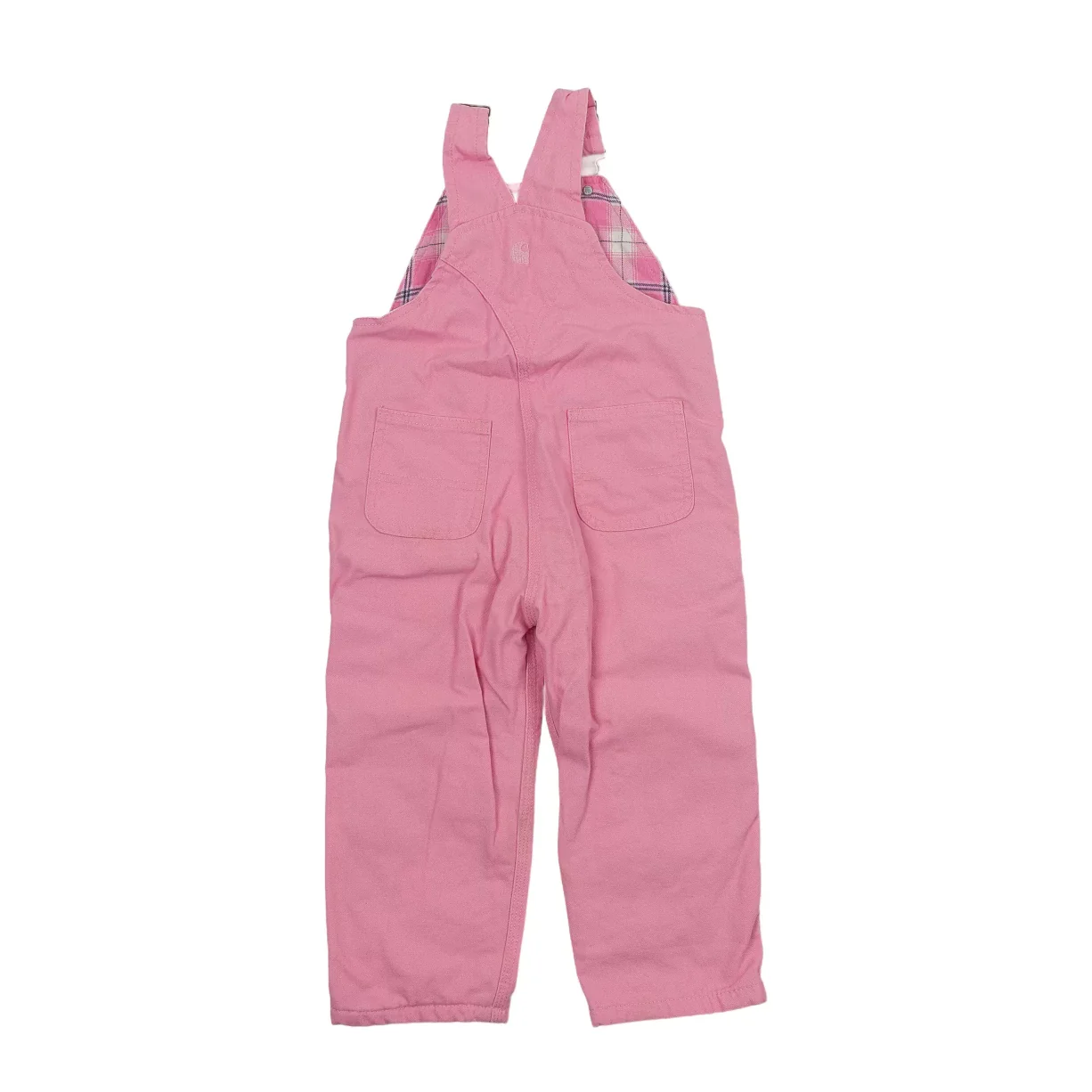 Carhartt Flannel Lined Canvas Overalls - Girls' - Image 2