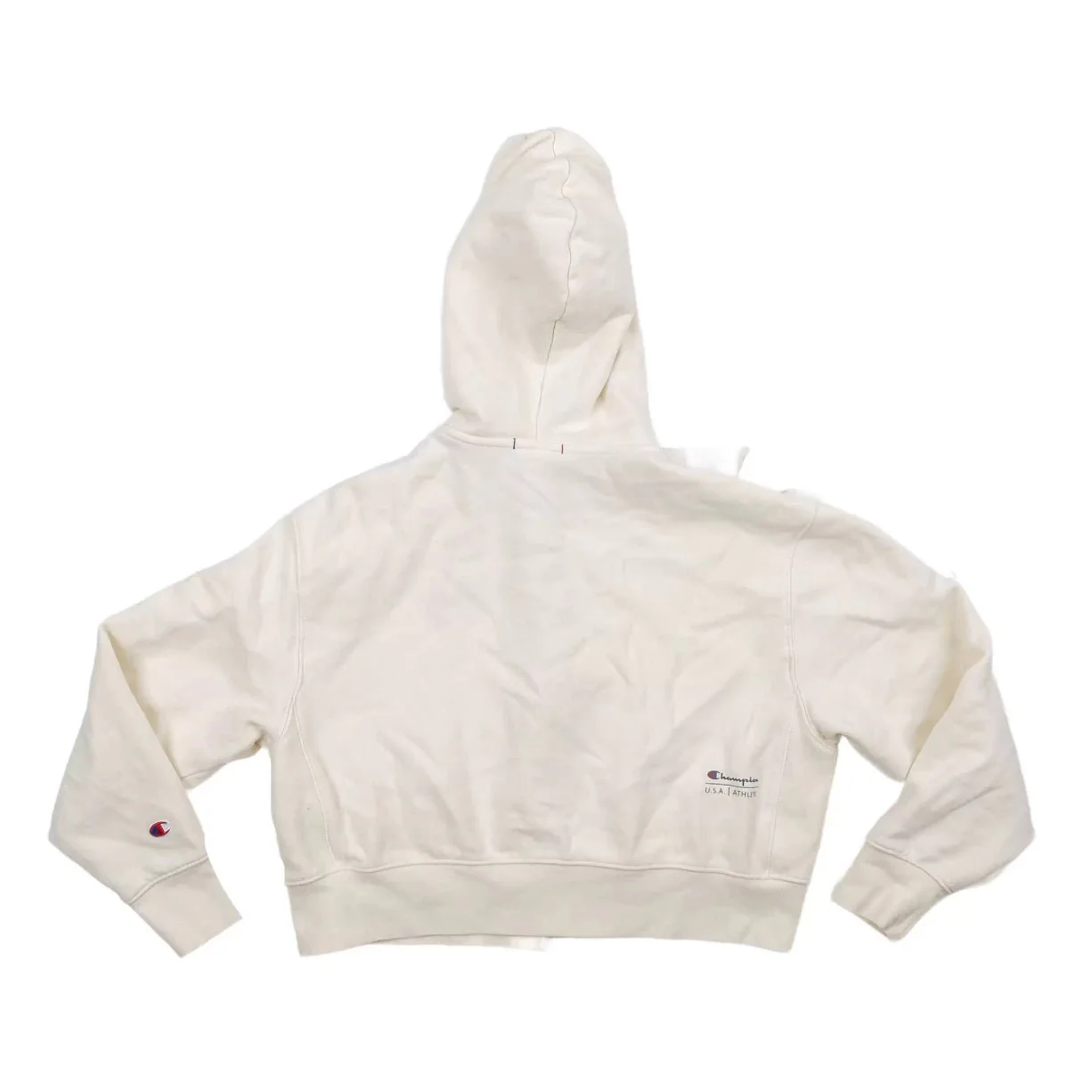 CHAMPION Cropped Hooded Fleece Zip-Up Sweatshirt - Women's - Image 3