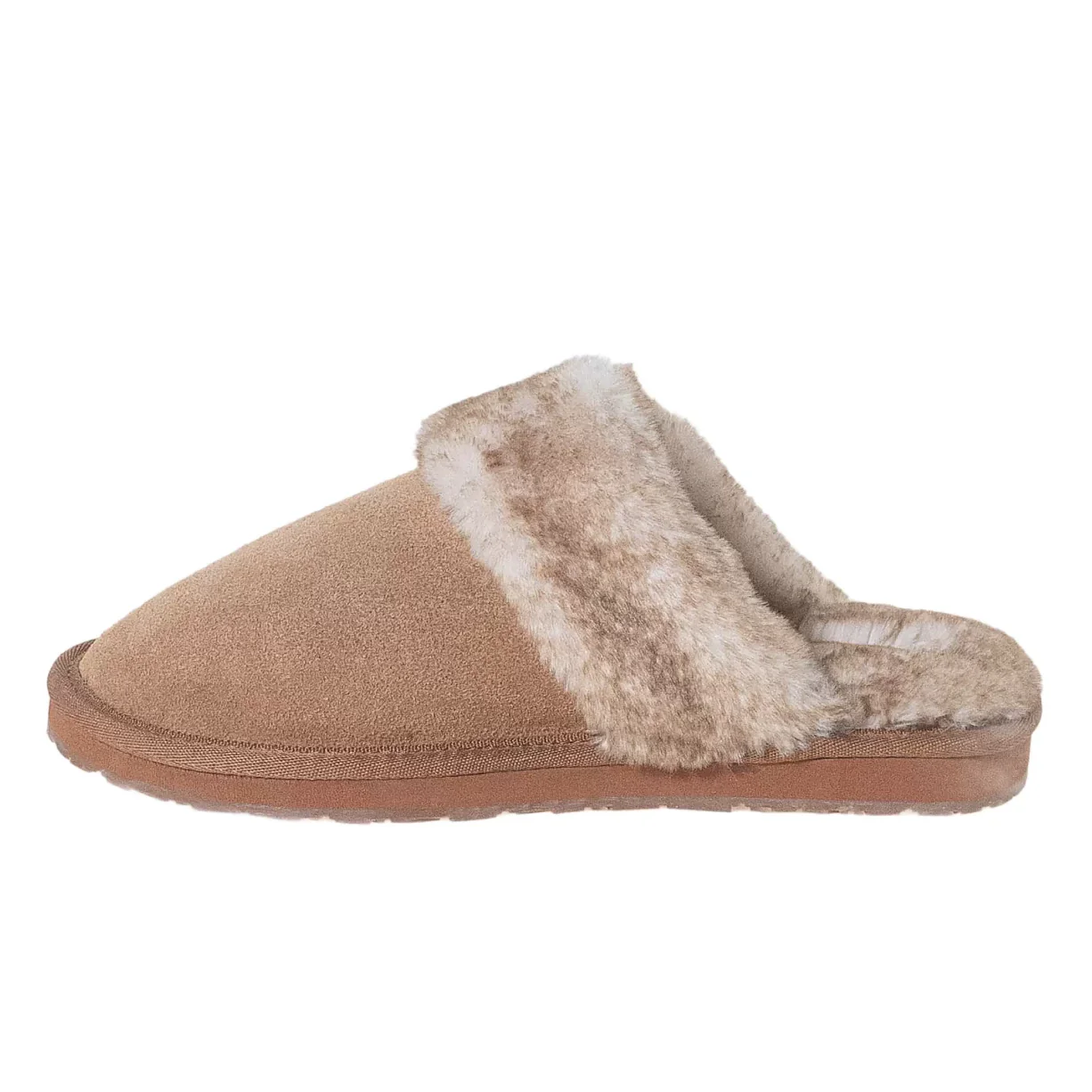 Clarks Suede Scuff Slippers - Women's - Image 3