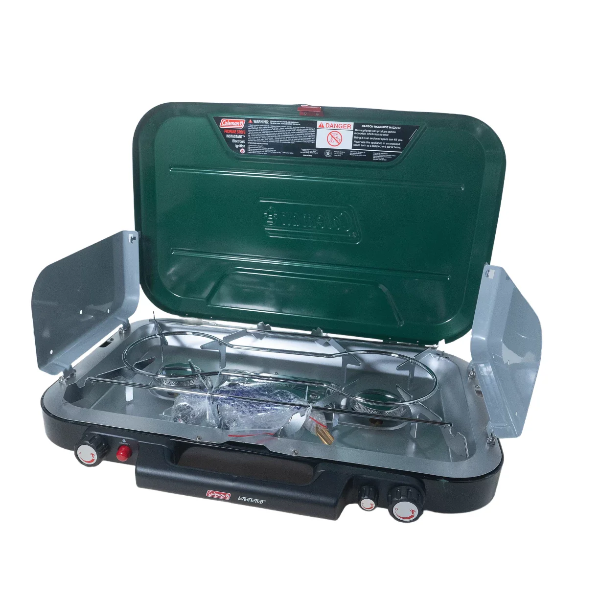 Coleman Even-Temp Propane Gas 3 Burner Camping Stove