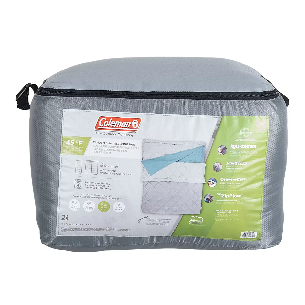 Coleman Tandem 3-IN-1 45 Sleeping Bag - Image 4