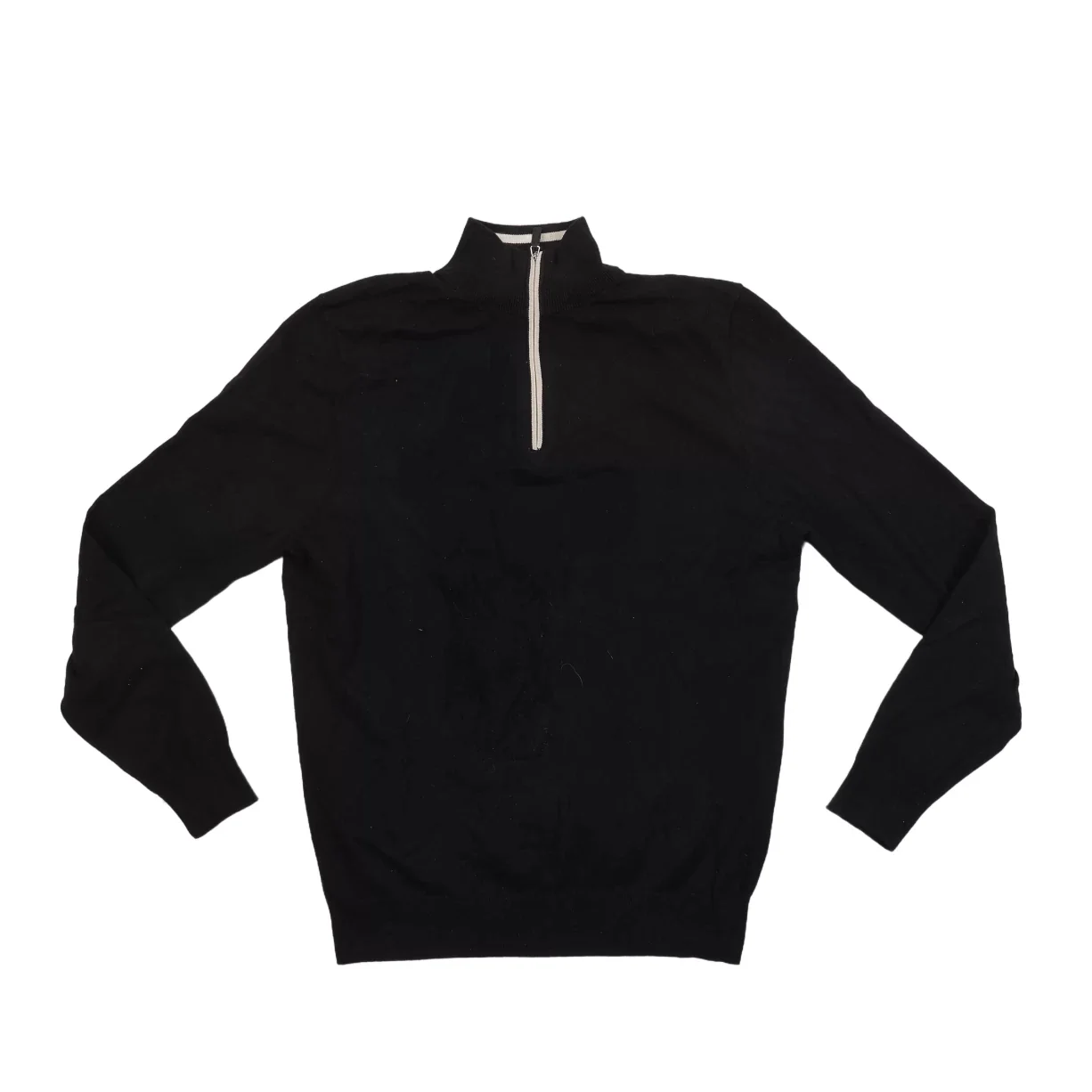 Collars & Co Cotton and Cashmere Quarter Zip Sweater - Men's
