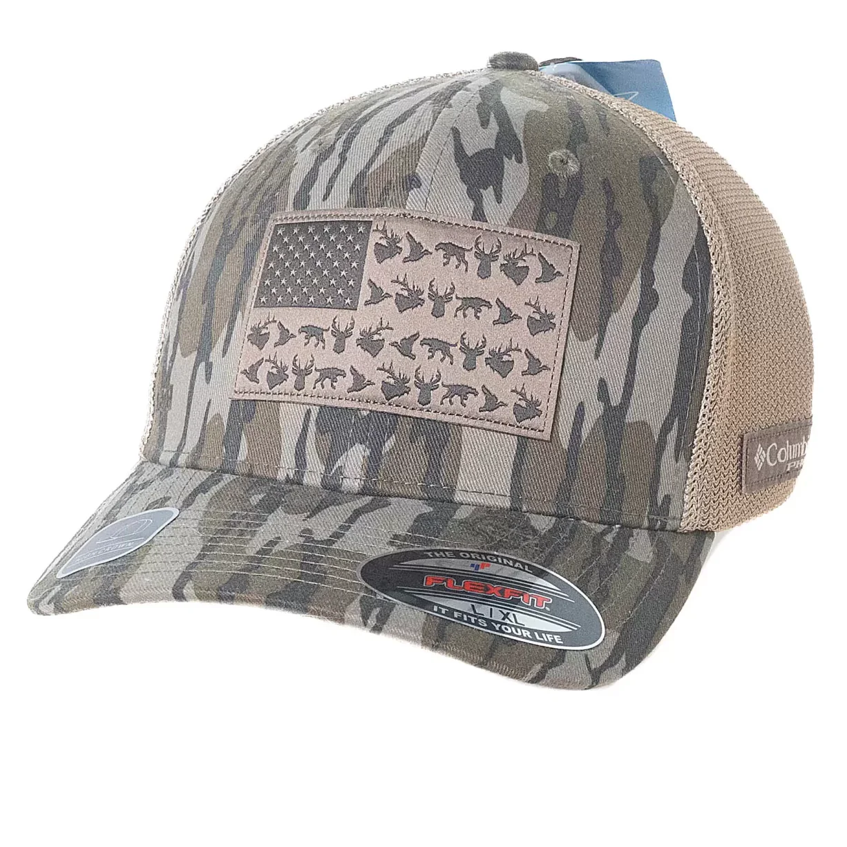 Columbia PHG Game Flag Mesh Ball Cap