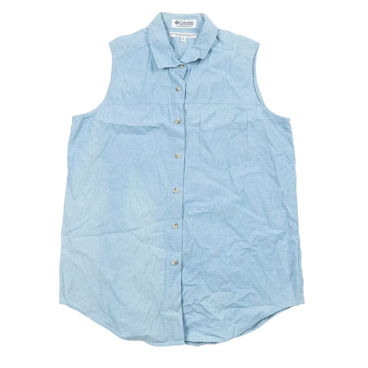 Columbia Vintage Button Down Tank Top - Women's