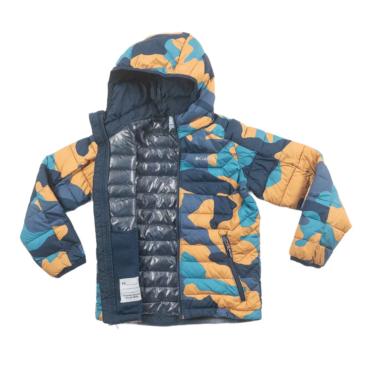 Columbia White Out Printed Hooded Jacket - Kids' - Image 2
