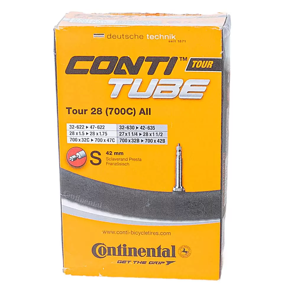 Continental Contitube Tour 28 Presta Valve Bike Tube