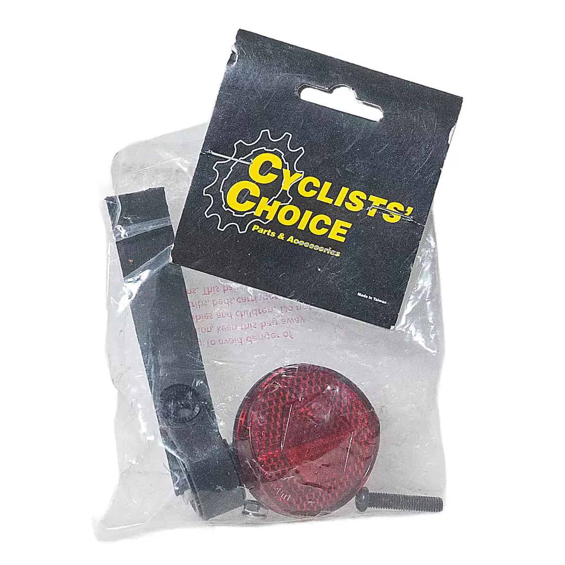 Cyclists' Choice Red Reflector Seat Stay Mount