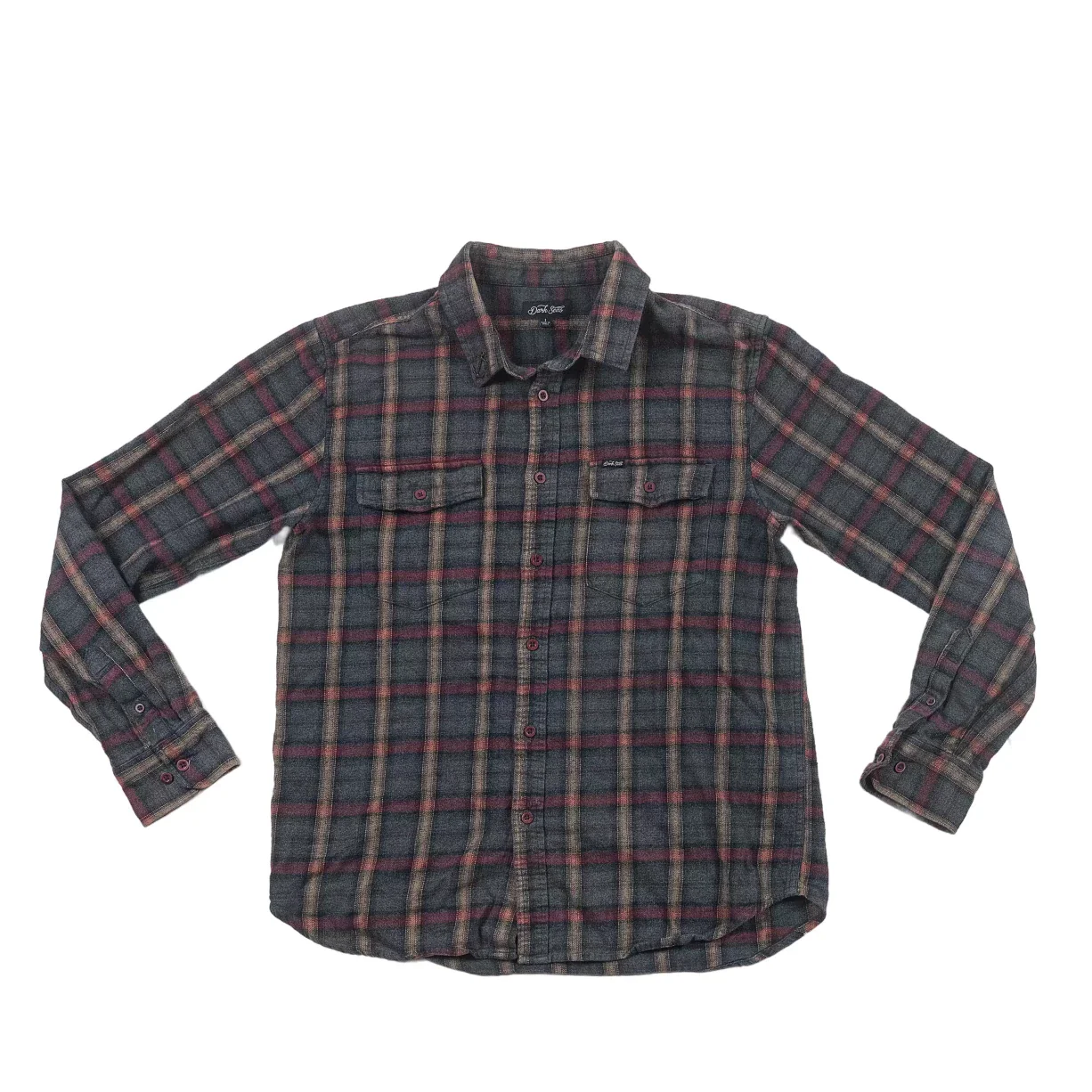 Dark Seas Button-Down Flannel Shirt - Men's