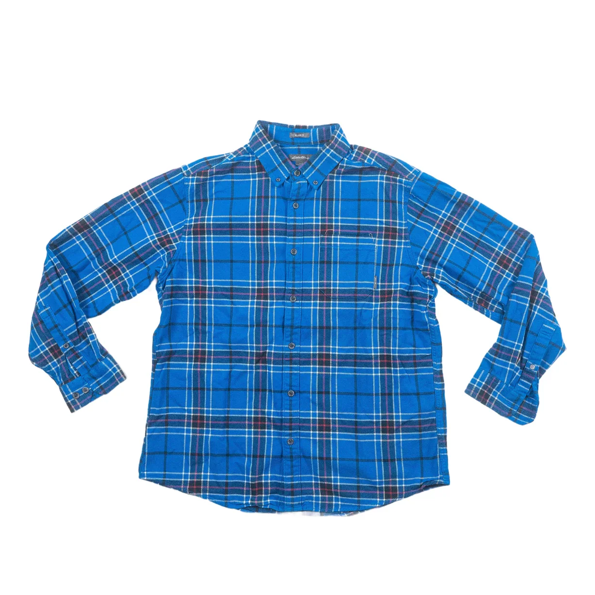 Eddie Bauer Relaxed Flannel Button-Down Shirt - Men's