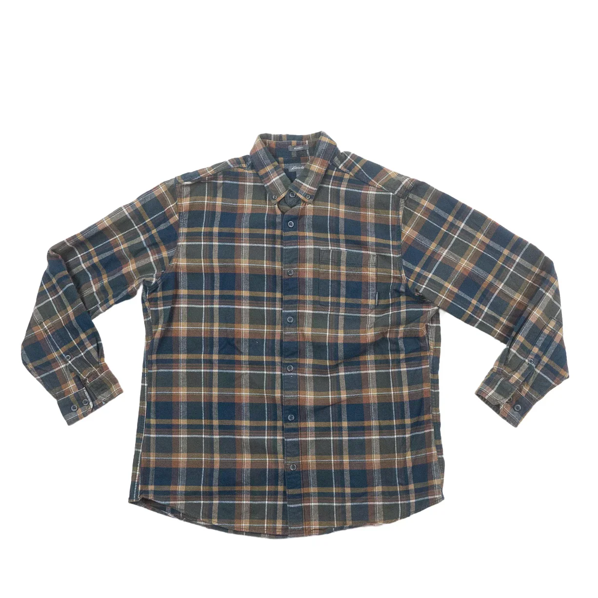 Eddie Bauer Relaxed Flannel Button-Down Shirt - Men's
