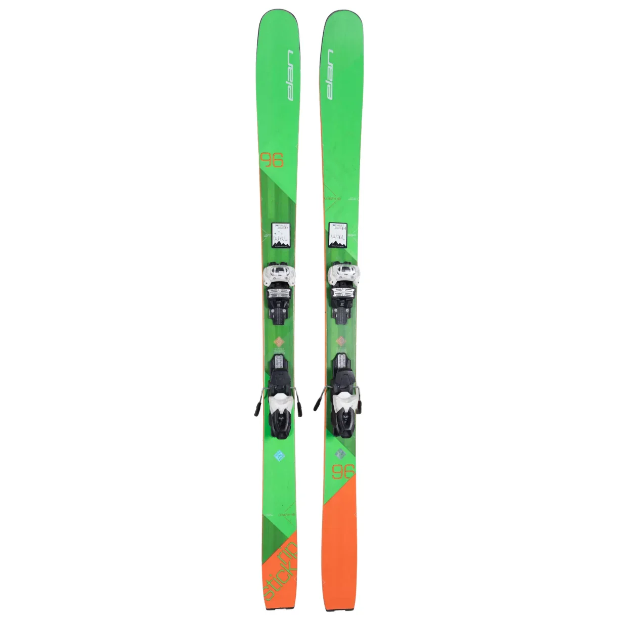 Elan Ripstick 96 Skis 2018 w/ Attack 11 AT Demo Bindings - 181cm