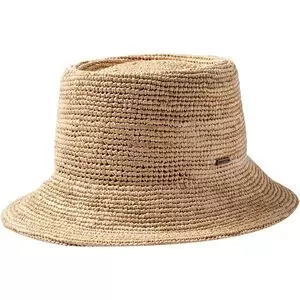 Brixton Ellee Straw Packable Bucket Hat