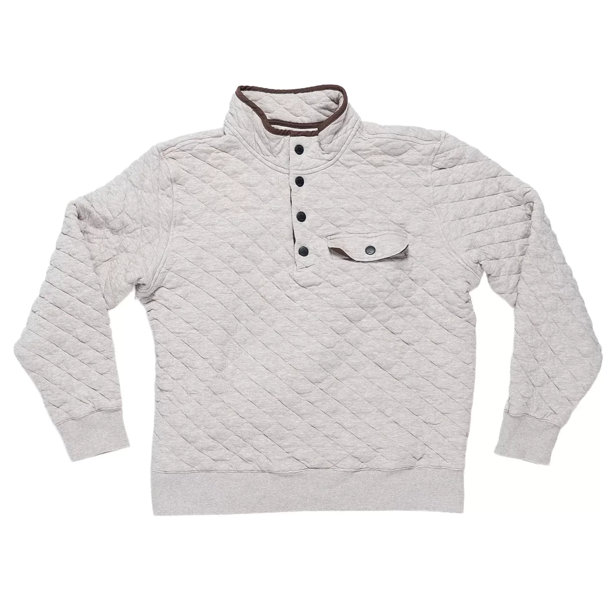 Faherty Epic Quilted Fleece Pullover - Men's
