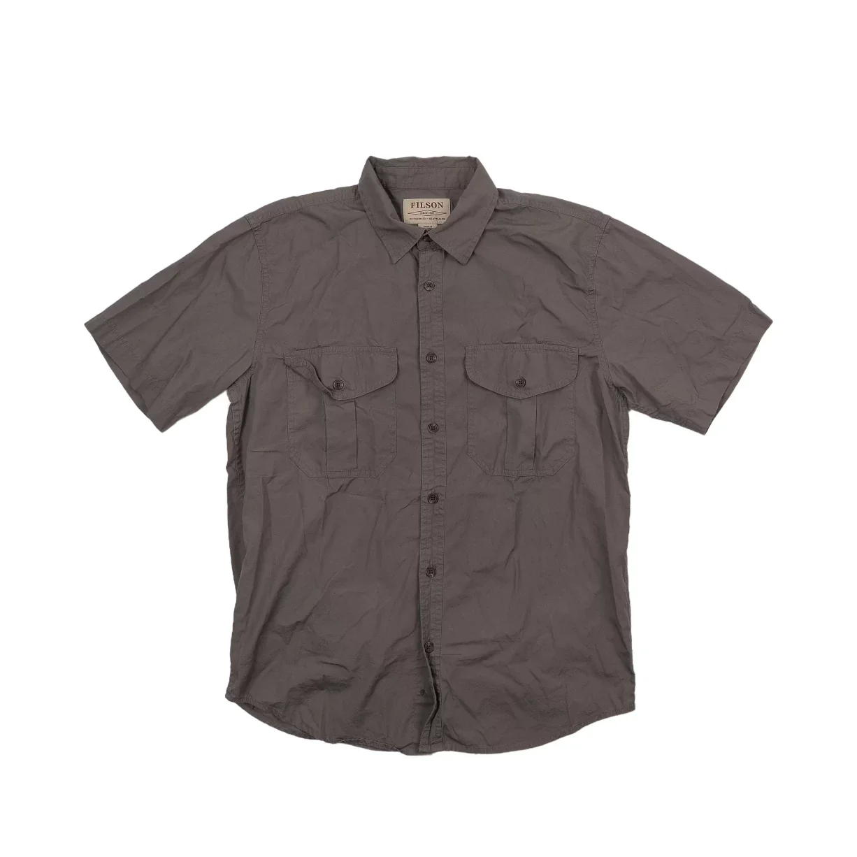 Filson Washed Short Sleeve Feather Cloth Shirt - Men's