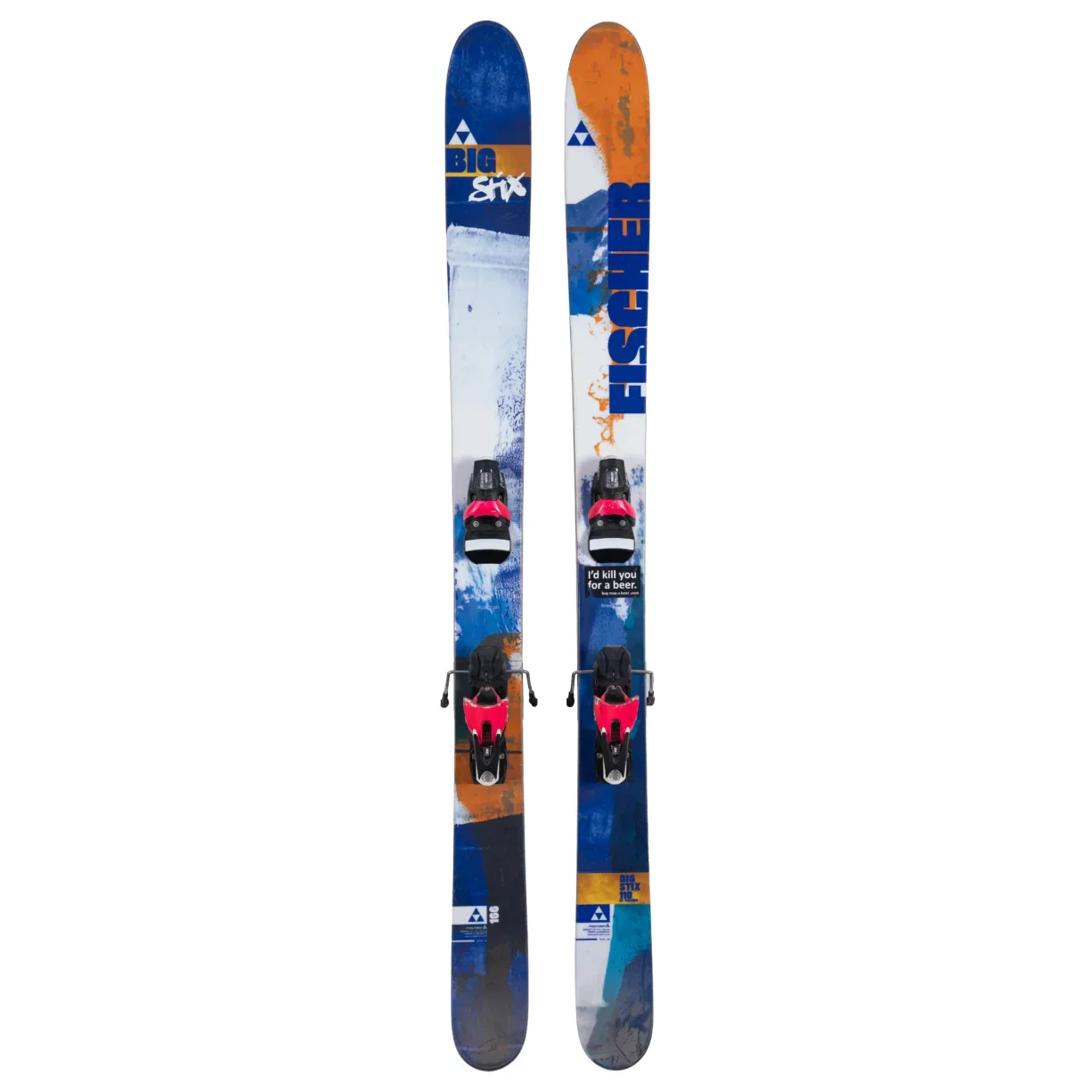 Fischer Big Stix 110 Skis 2015 w/ Rossignol Axial3 120 Dual Bindings - 166cm