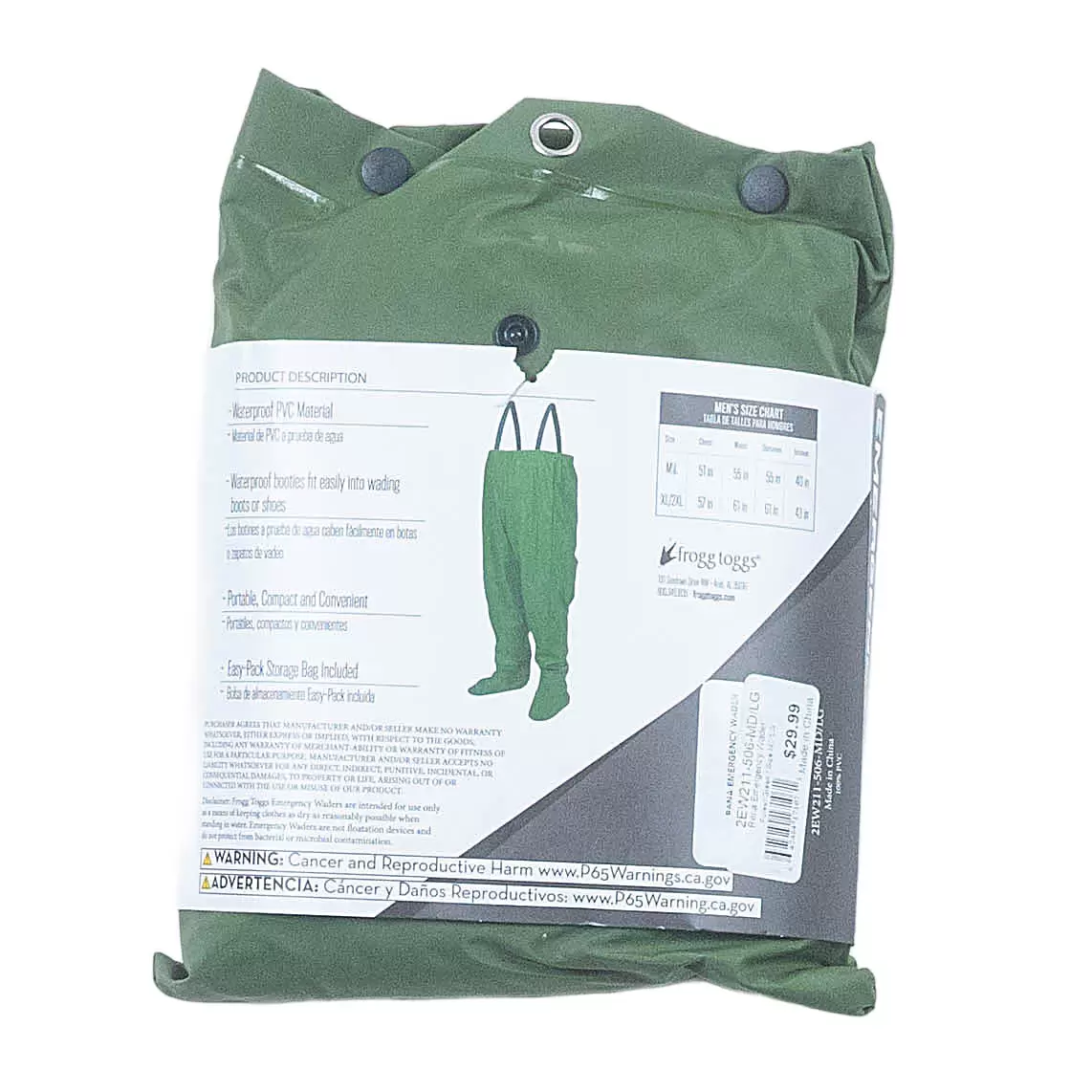 Frogg Toggs Rana Emergency Waders - Image 2