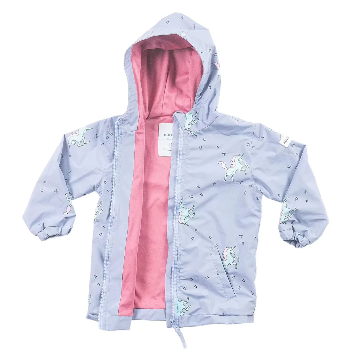 Holly & Beau Unicorn Raincoat - Girls' - Image 2