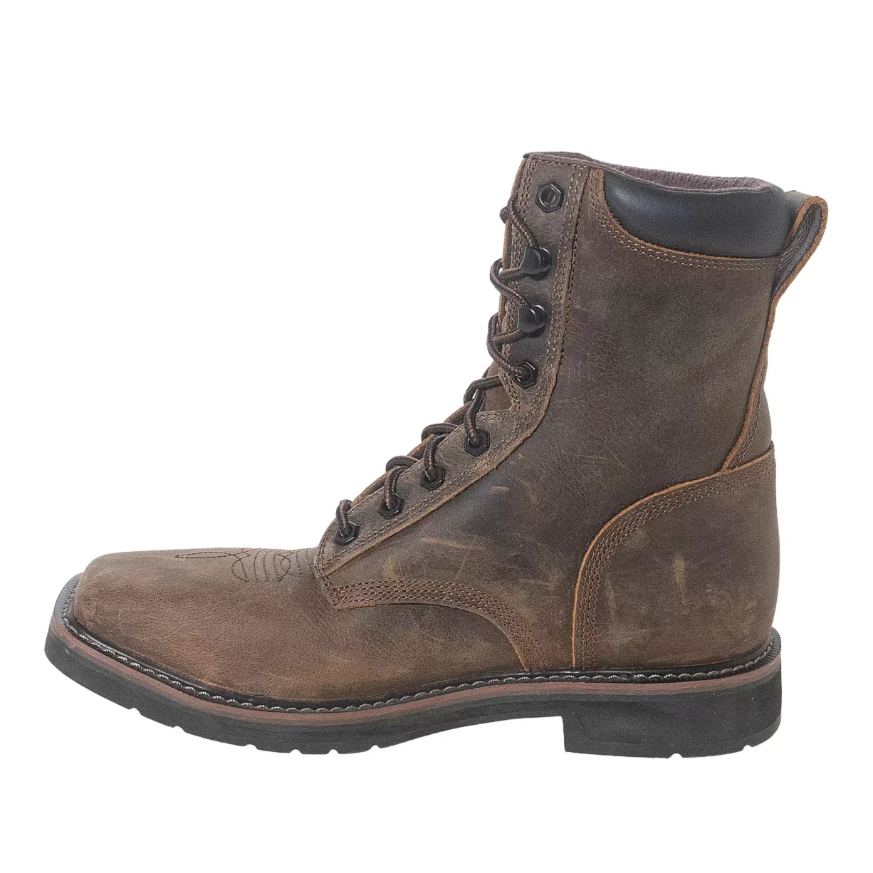 Justin Pulley 8" Steel Toe Work Boots - Men's - Image 3