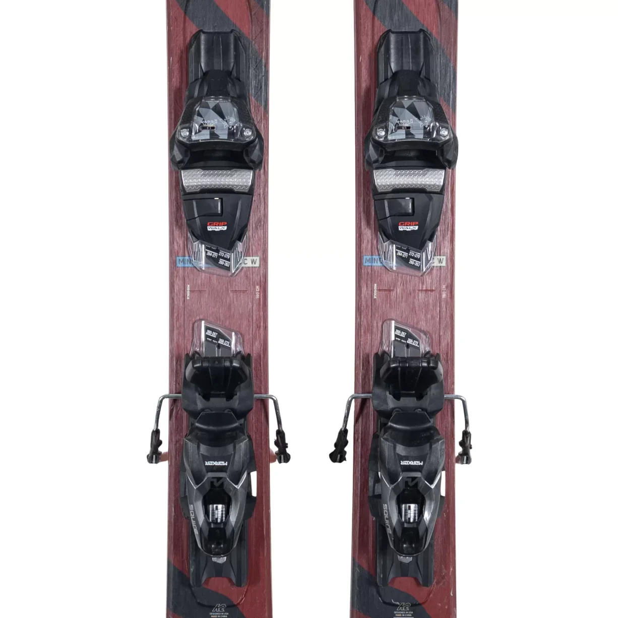 K2 Mindbender 96 C W Skis 2024 w/ Marker Squire Demo Bindings - 160cm Women's - Image 2