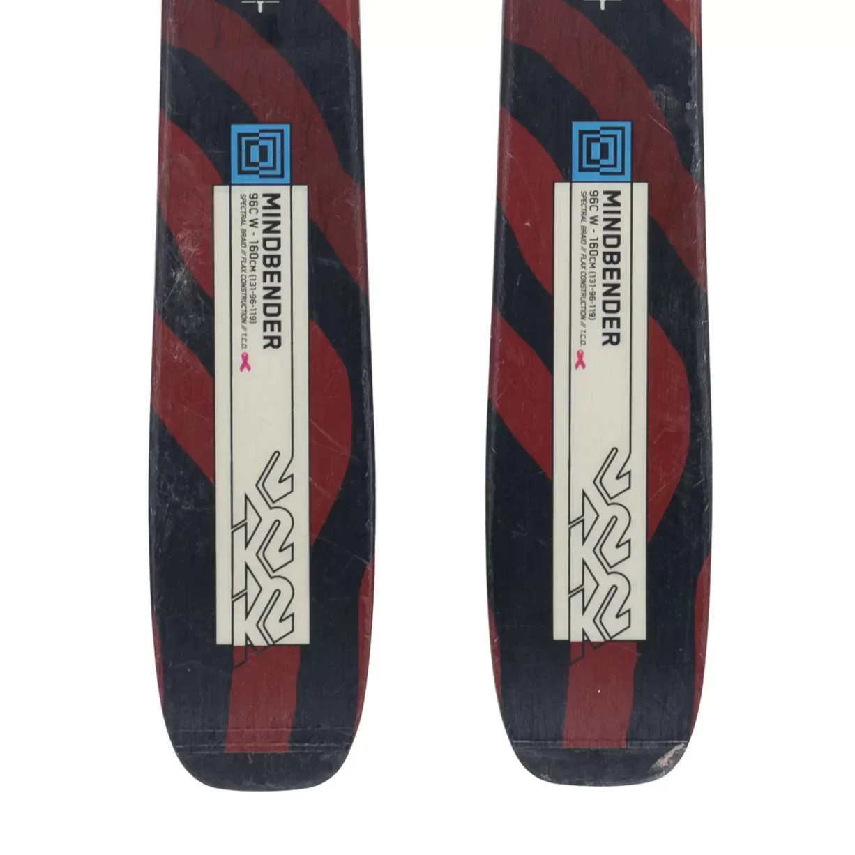 K2 Mindbender 96 C W Skis 2024 w/ Marker Squire Demo Bindings - 160cm Women's - Image 5