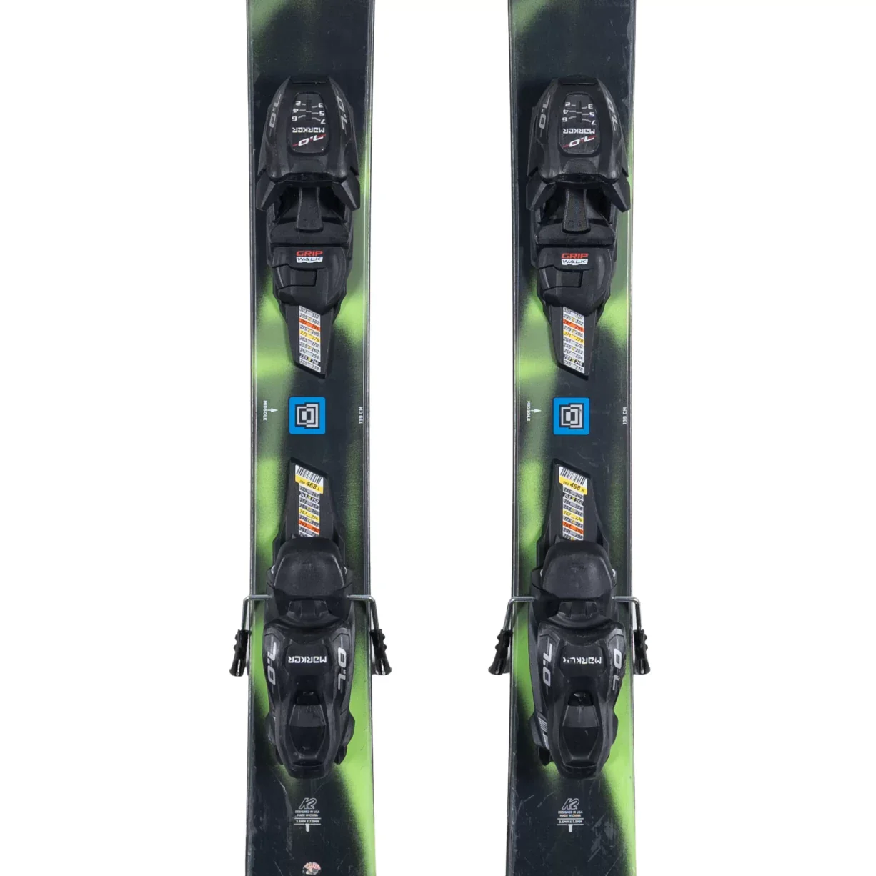 K2 Mindbender Skis with 7.0 FDT Jr Bindings - 139cm - Image 2