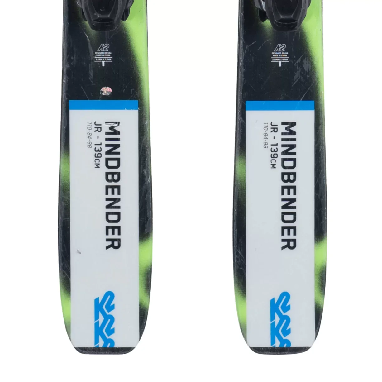 K2 Mindbender Skis with 7.0 FDT Jr Bindings - 139cm - Image 4