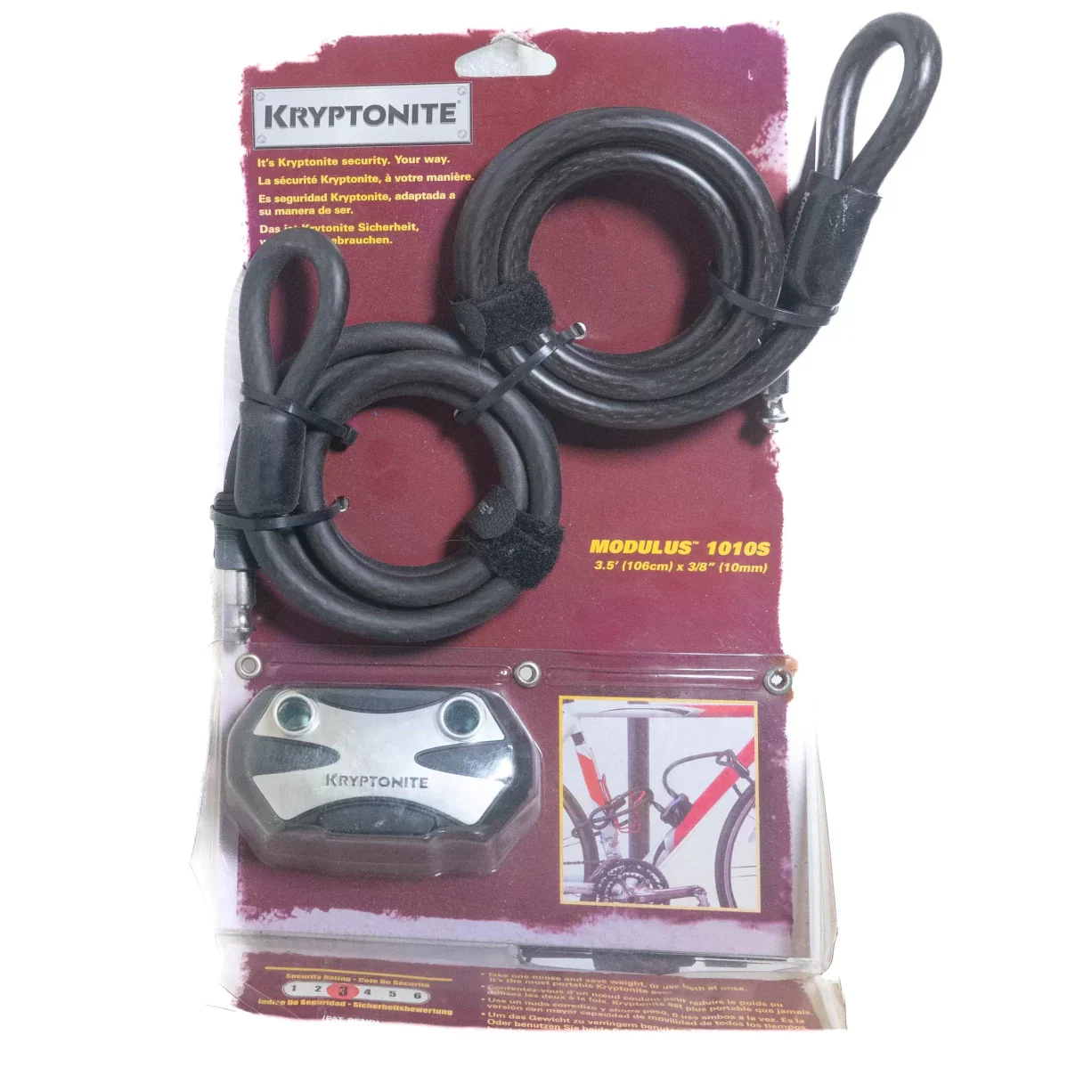 Kryptonite Modulus Cable Lock + Key