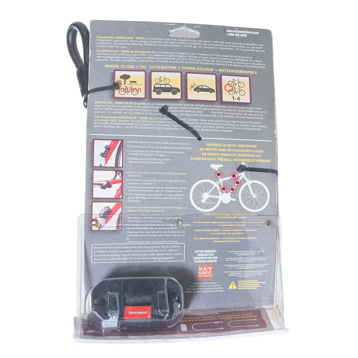 Kryptonite Modulus Cable Lock + Key - Image 2