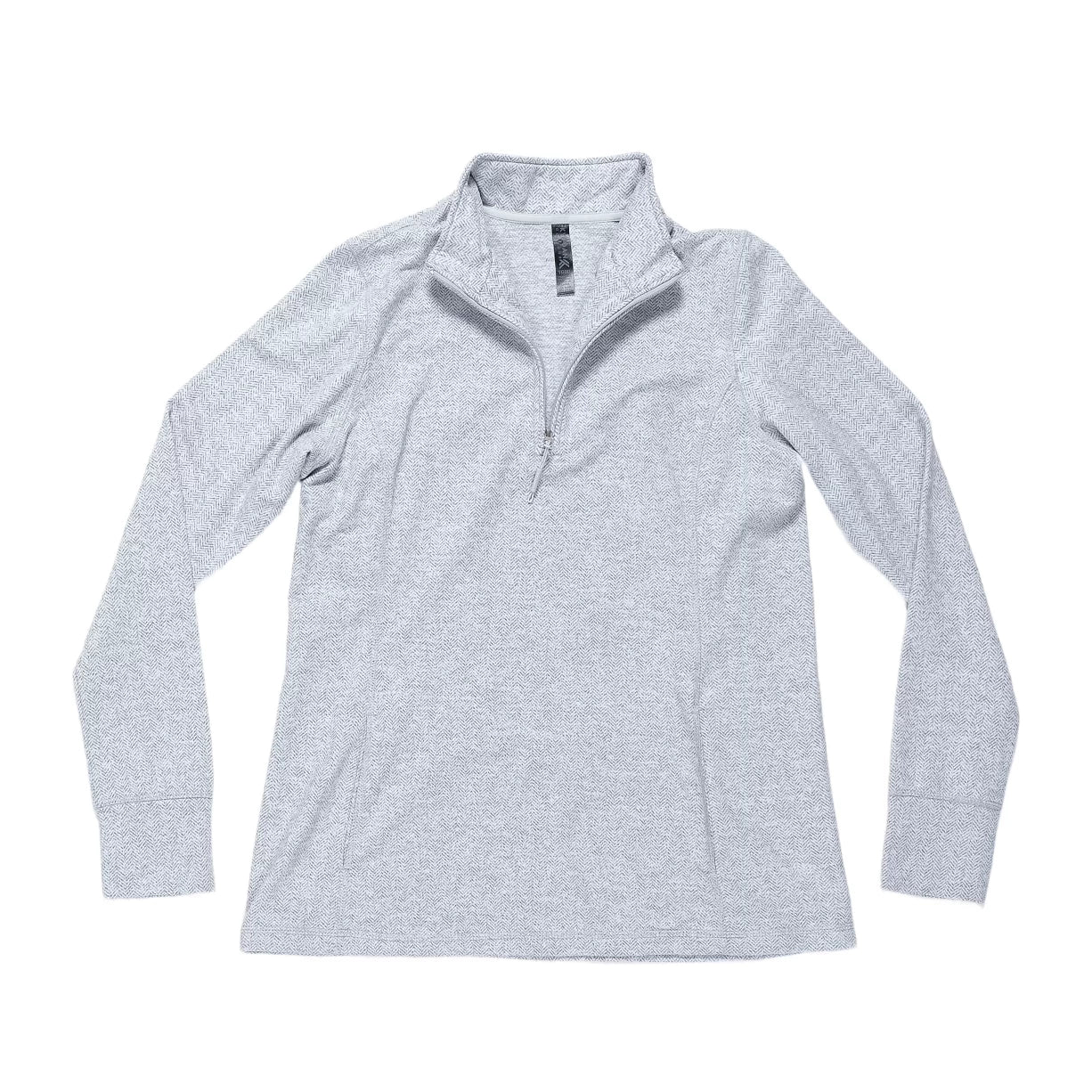 Kyodan Herringbone Knit Mock Neck Half-Zip Long Sleeve Top - Women's - Image 2