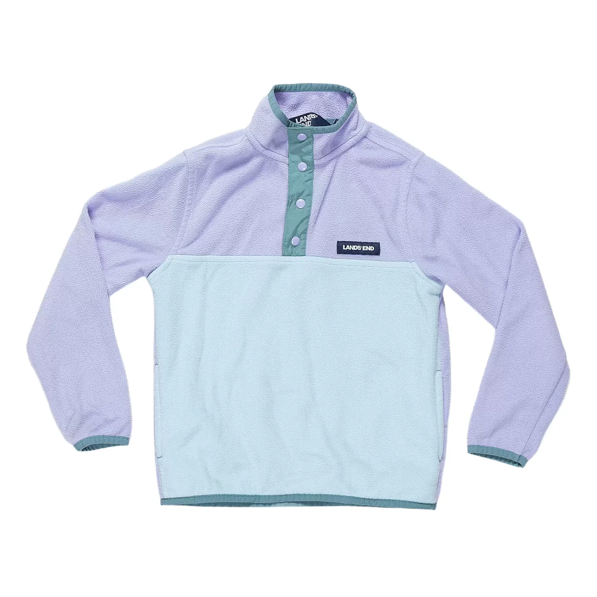 Lands' End Anyweather Fleece Snap Neck - Kids'