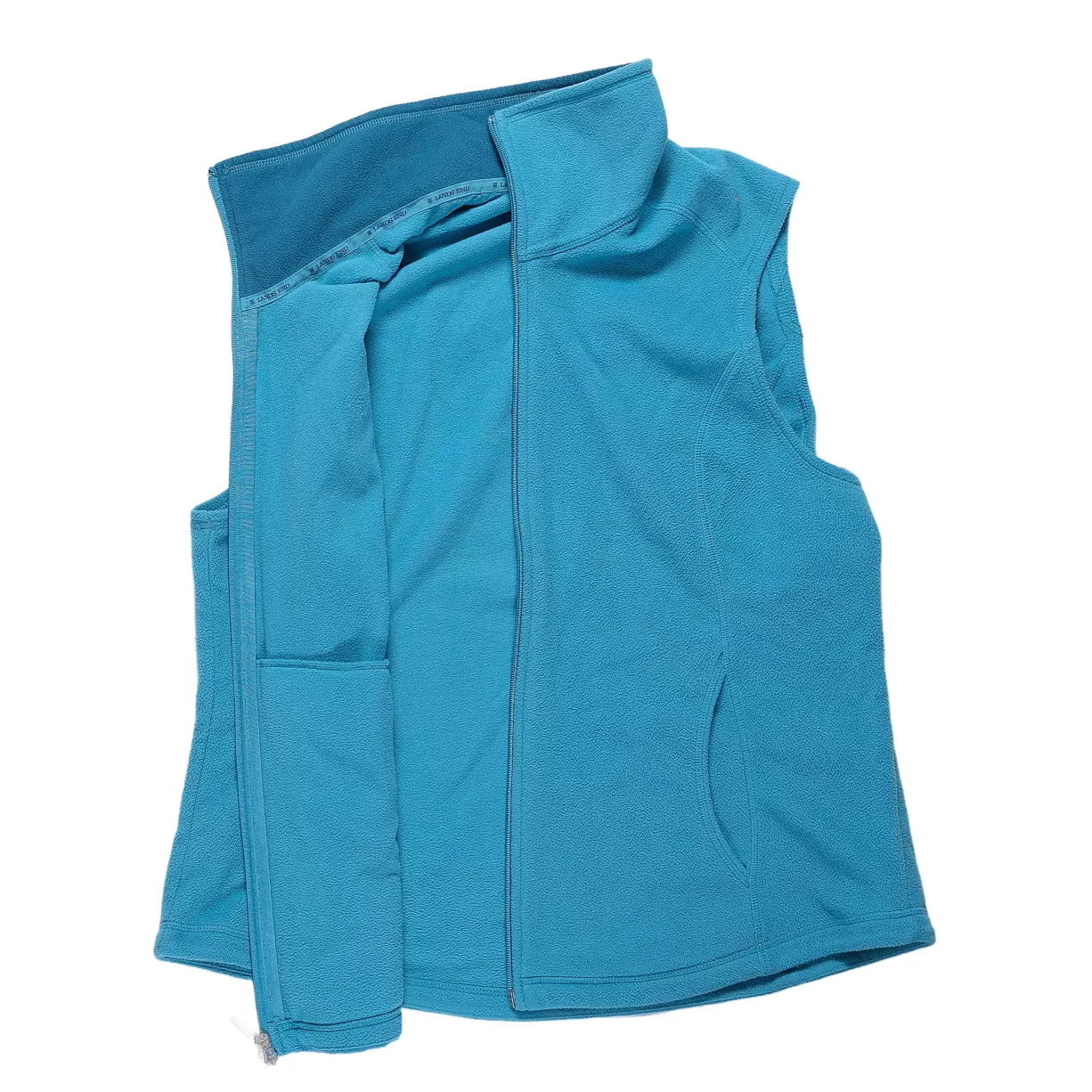 Lands' End Lightweight Fleece Vest - Kids' - Image 2