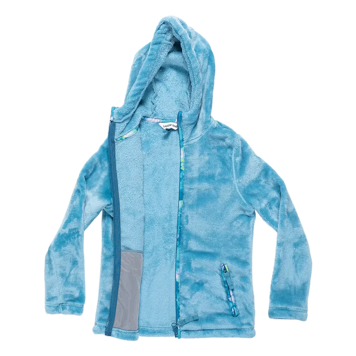 Lands' End Softest Fleece Hoodie - Kids' - Image 2