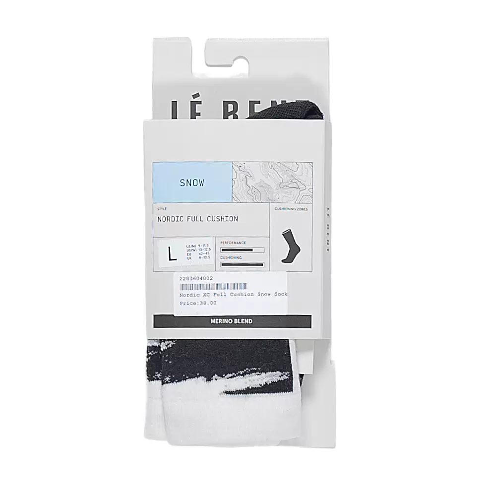 Le Bent Full Cushion Nordic Xc Snow Sock