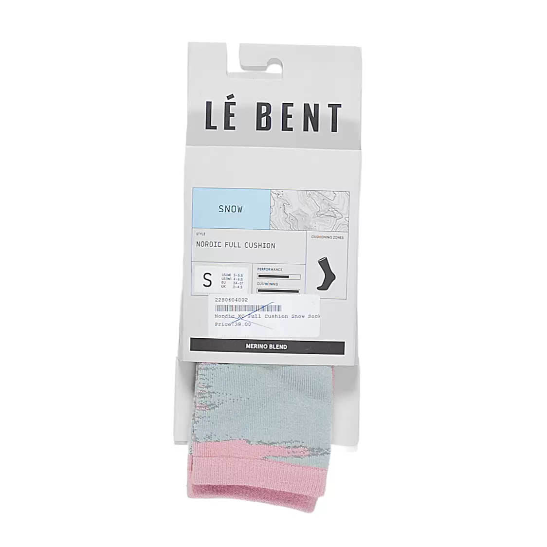 Le Bent Full Cushion Nordic Xc Snow Sock