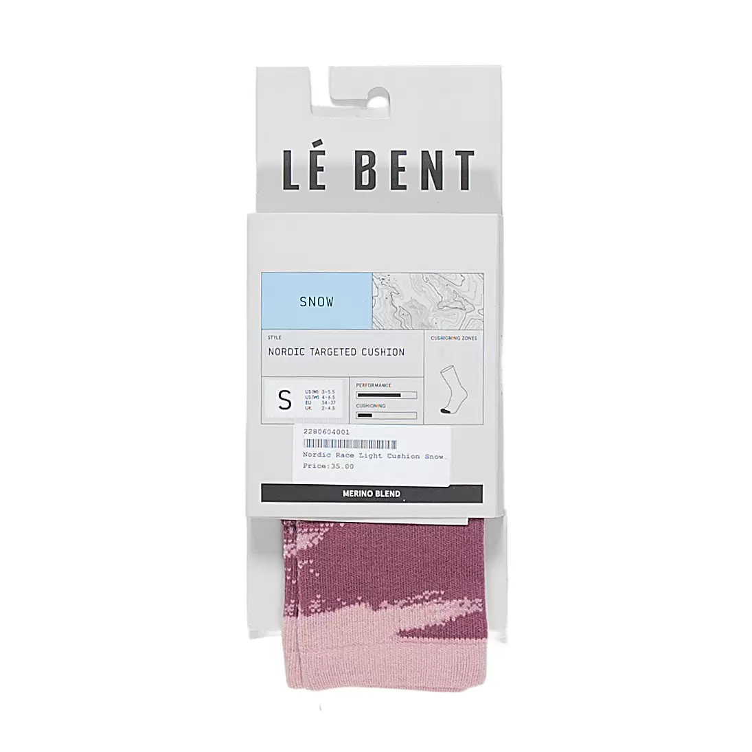 Le Bent Targeted Cushion Nordic Race Snow Sock