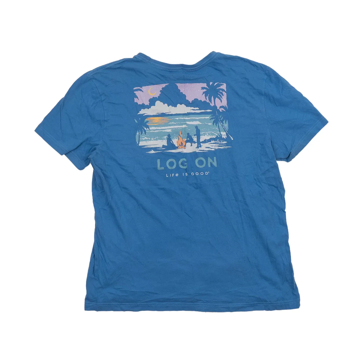 LIFE IS GOOD Log On Short Sleeve Crusher Tee - Men's - Image 2