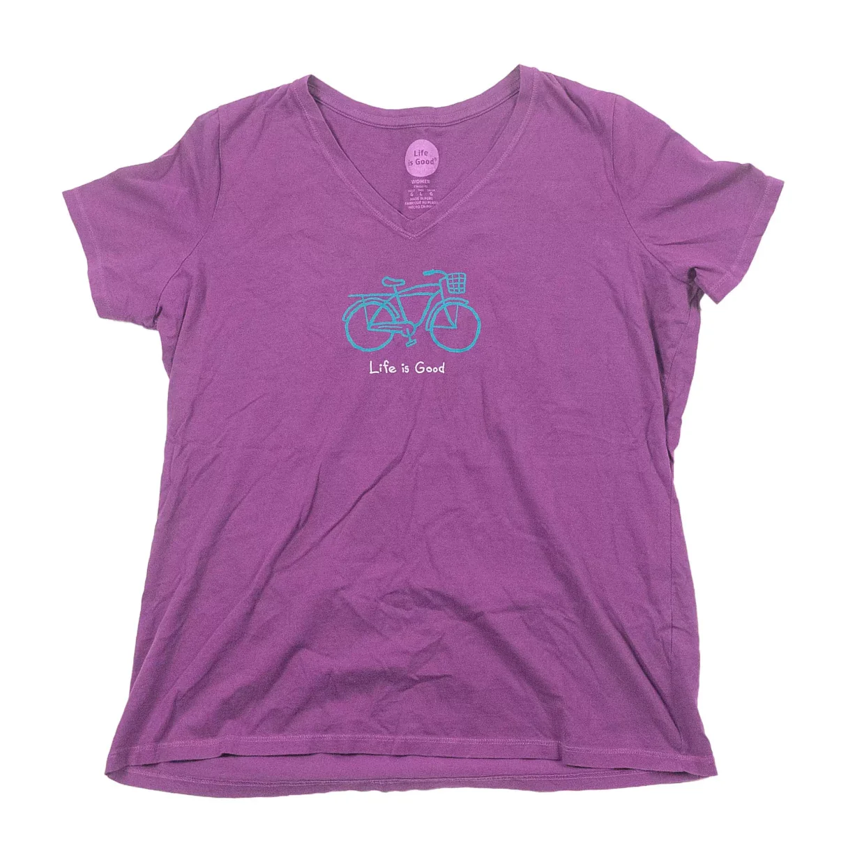 LIFE IS GOOD V-Neck T-Shirt - Women's