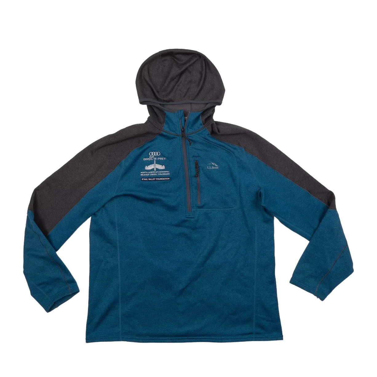 LL Bean Half Zip Fleece Hoodie - Men's