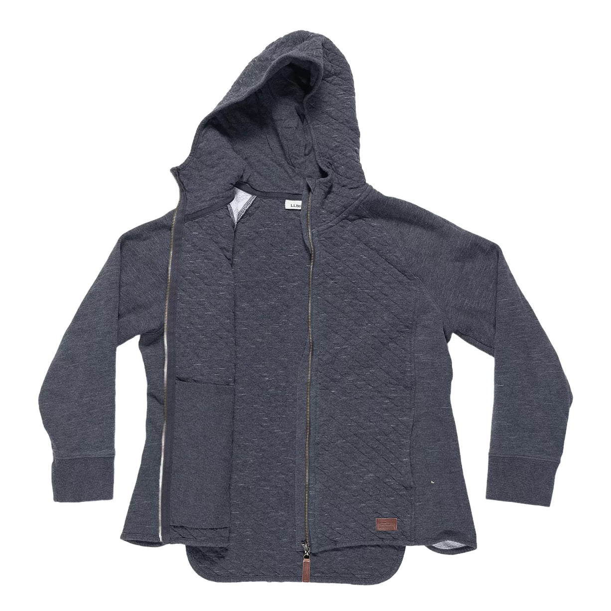 L.L. Bean Quilted Full-Zip Hoodie - Women's - Image 2