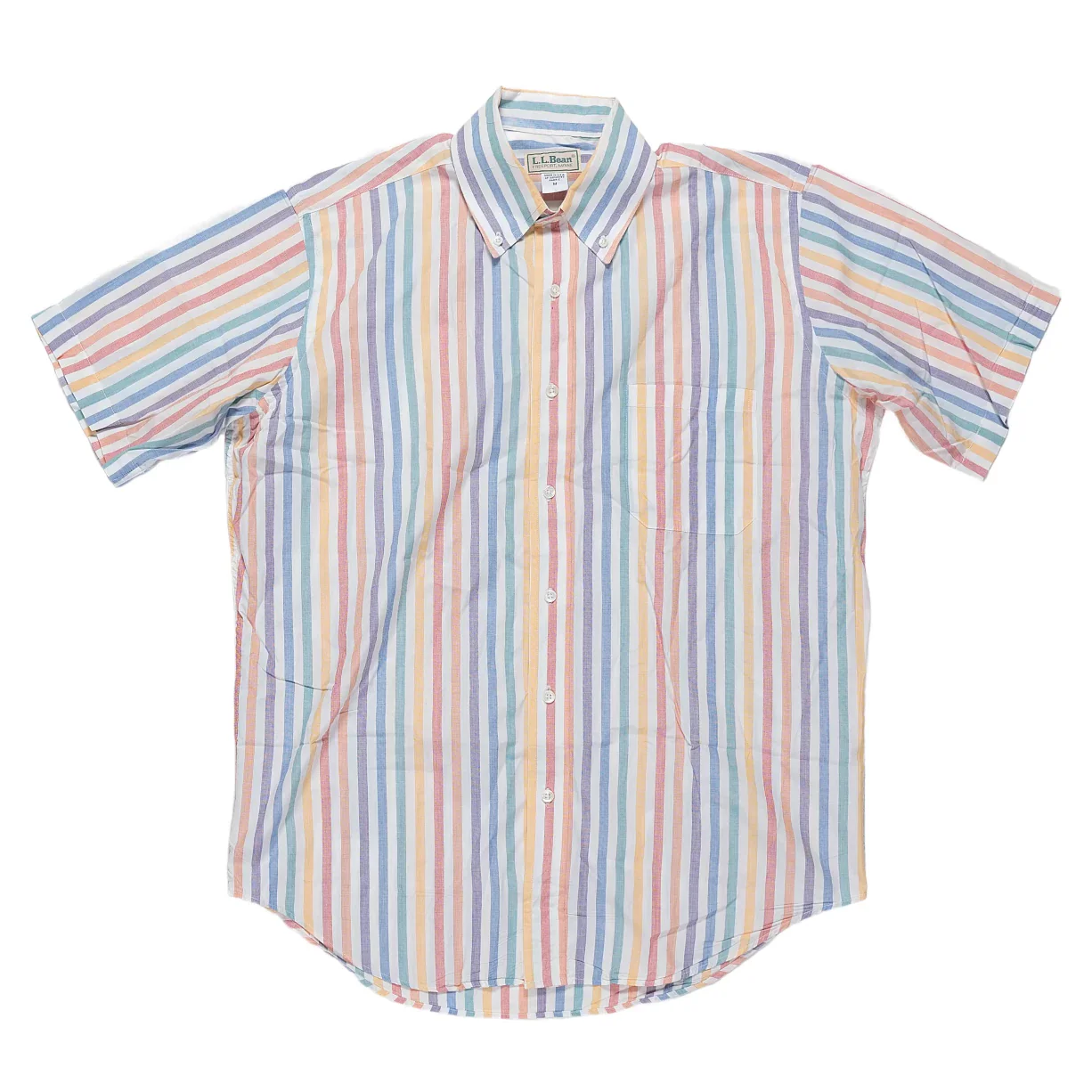 L.L. Bean Vintage Button Down Short Sleeve Shirt - Men's