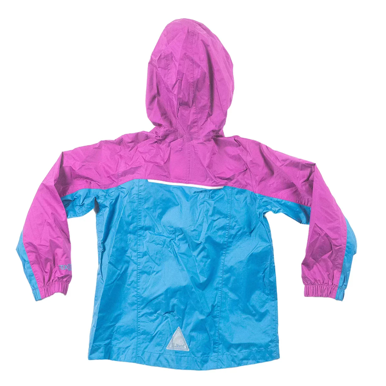 L.L.Bean Trail Model Colorblock Hooded Rain Jacket - Kids' - Image 3